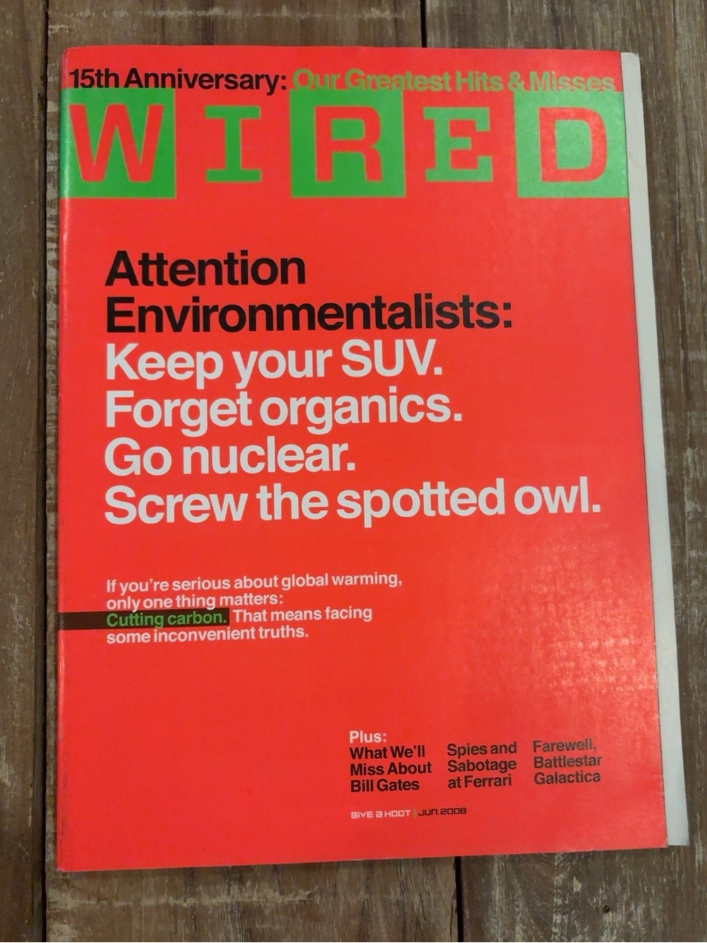 WIRED Magazine June 2008 Vol 16.06 15th Anniversary Greatest Hits & Misses